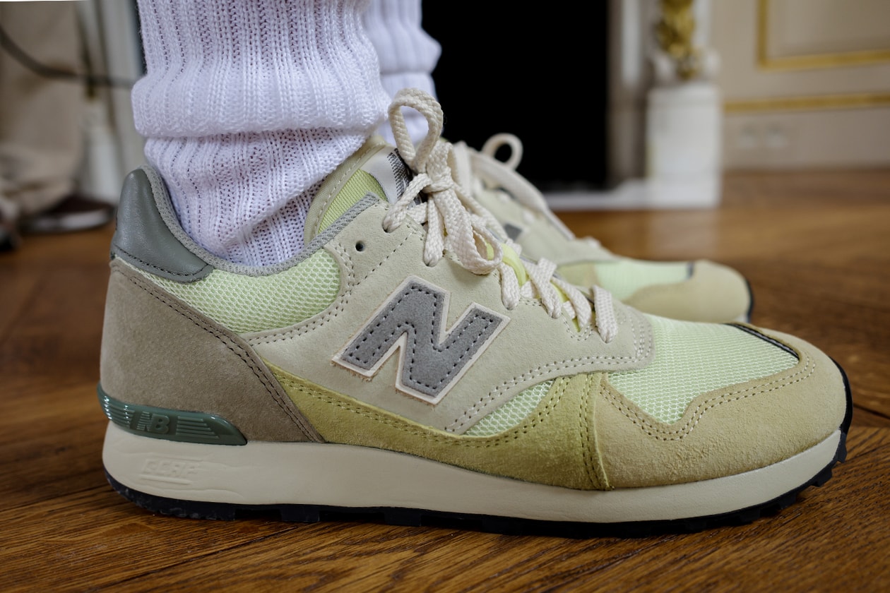 Closer Look at the AURALEE x New Balance 475 SS25 Collaboration japanese sneaker collaboration label wrpd 990v4 made in usa ryota iwai U475AR U475AE