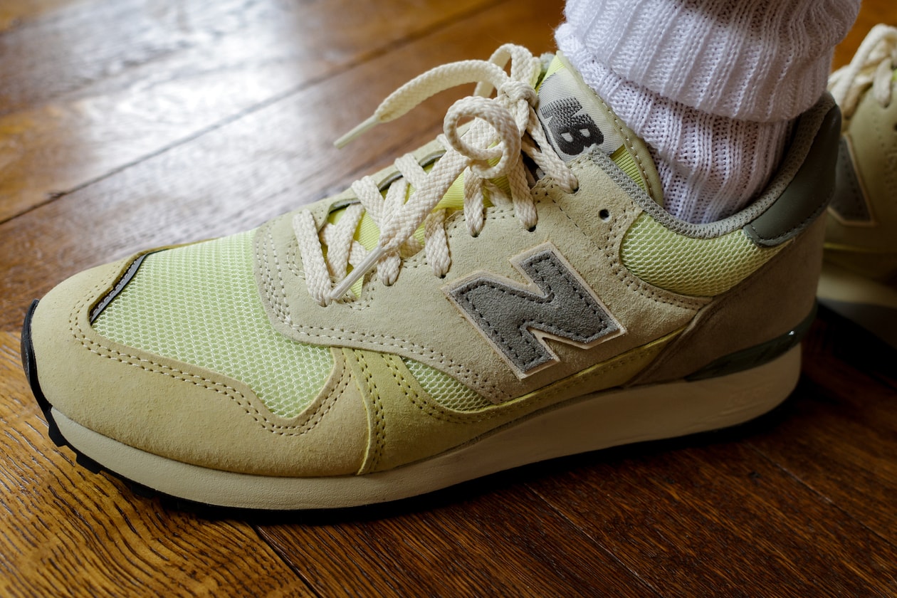 Closer Look at the AURALEE x New Balance 475 SS25 Collaboration japanese sneaker collaboration label wrpd 990v4 made in usa ryota iwai U475AR U475AE