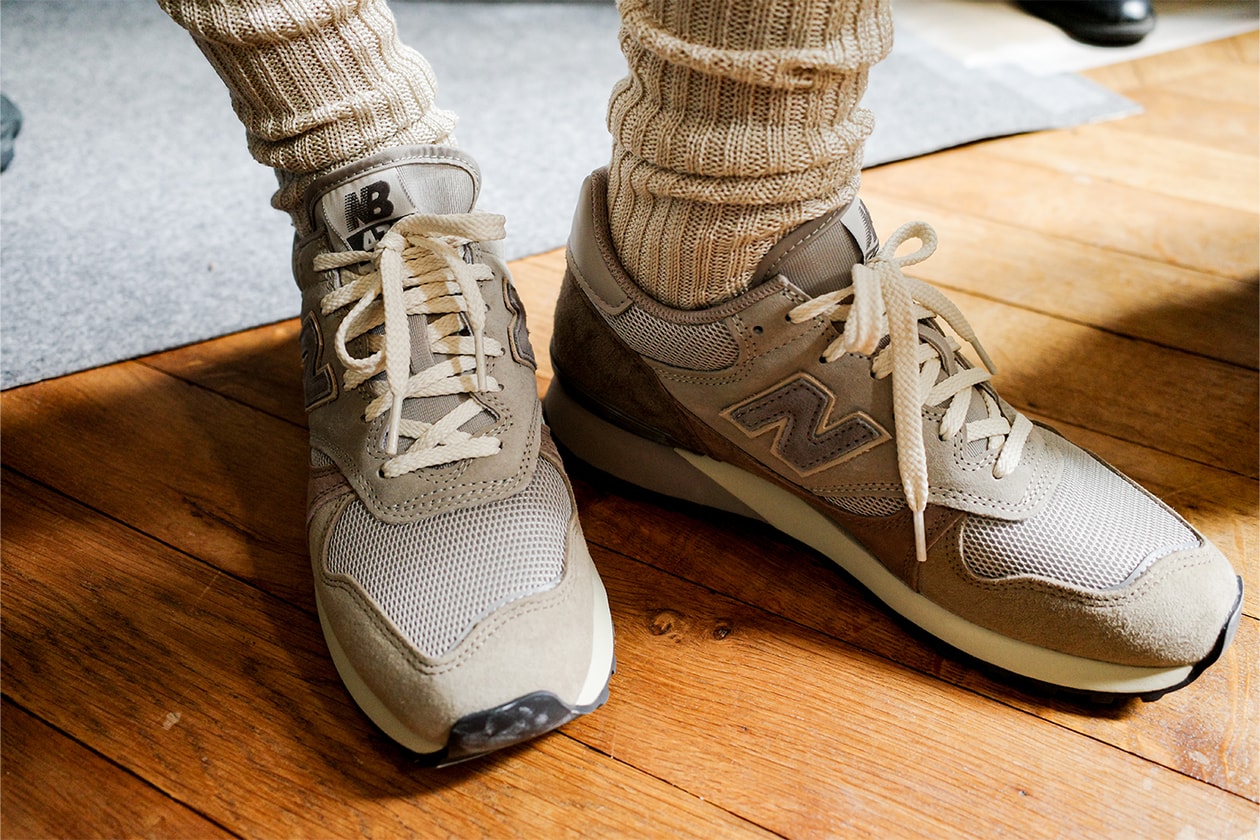 Closer Look at the AURALEE x New Balance 475 SS25 Collaboration japanese sneaker collaboration label wrpd 990v4 made in usa ryota iwai U475AR U475AE