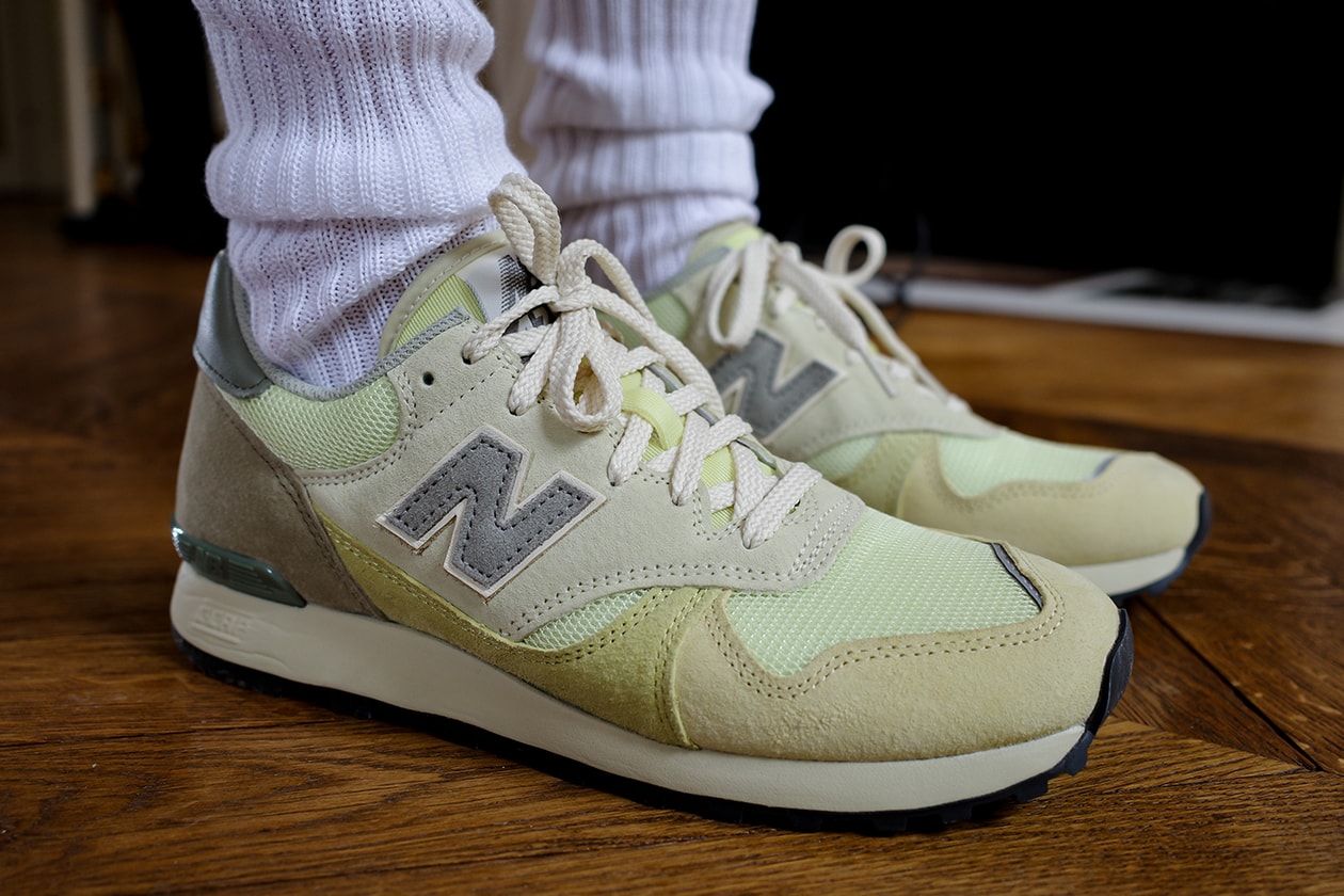 Closer Look at the AURALEE x New Balance 475 SS25 Collaboration japanese sneaker collaboration label wrpd 990v4 made in usa ryota iwai U475AR U475AE