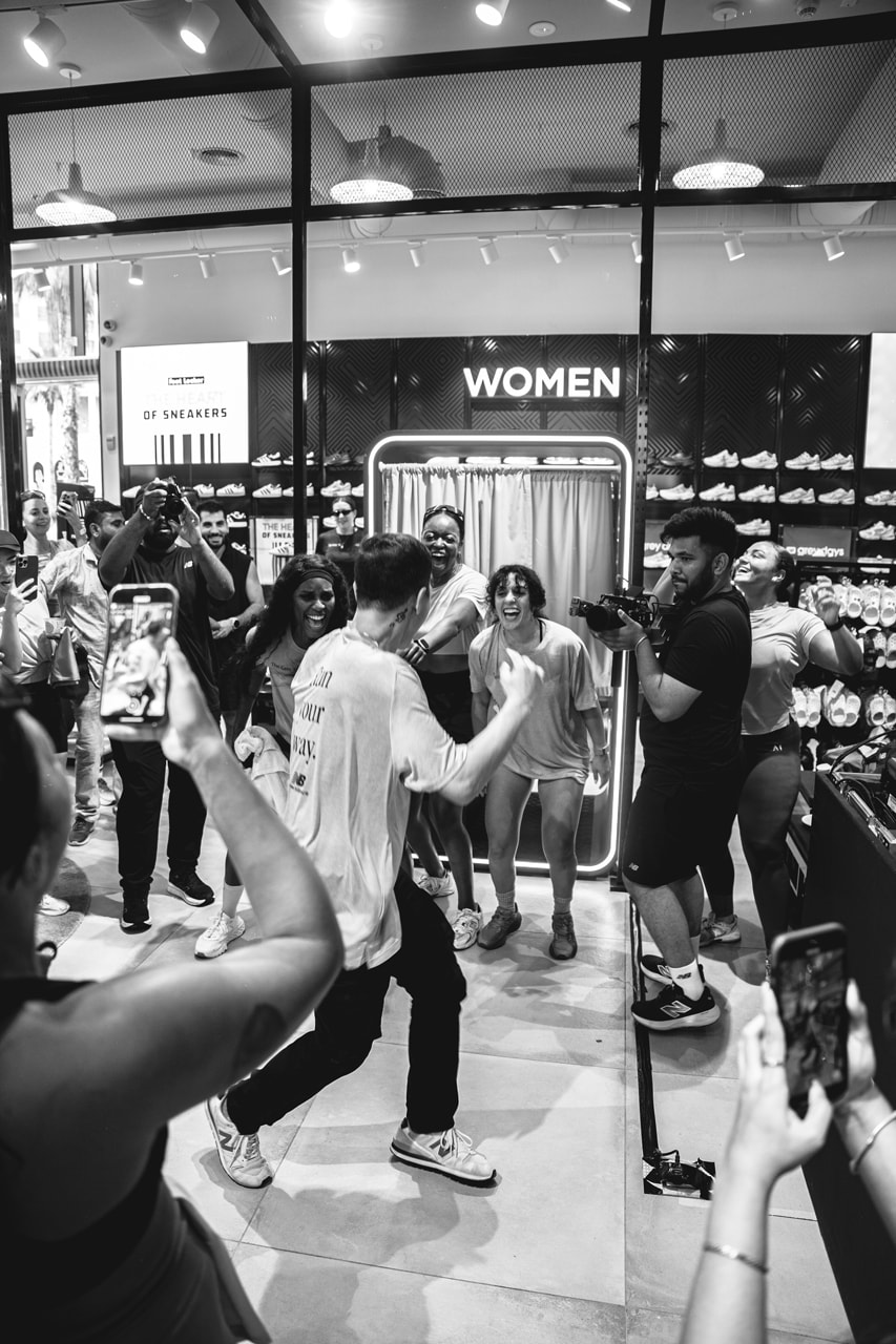 Foot locker new balance grey 5k grey days dubai jumeirah beach running community 1080v14 Fresh Foam Trainer Jumeirah Johns Run Club collection
