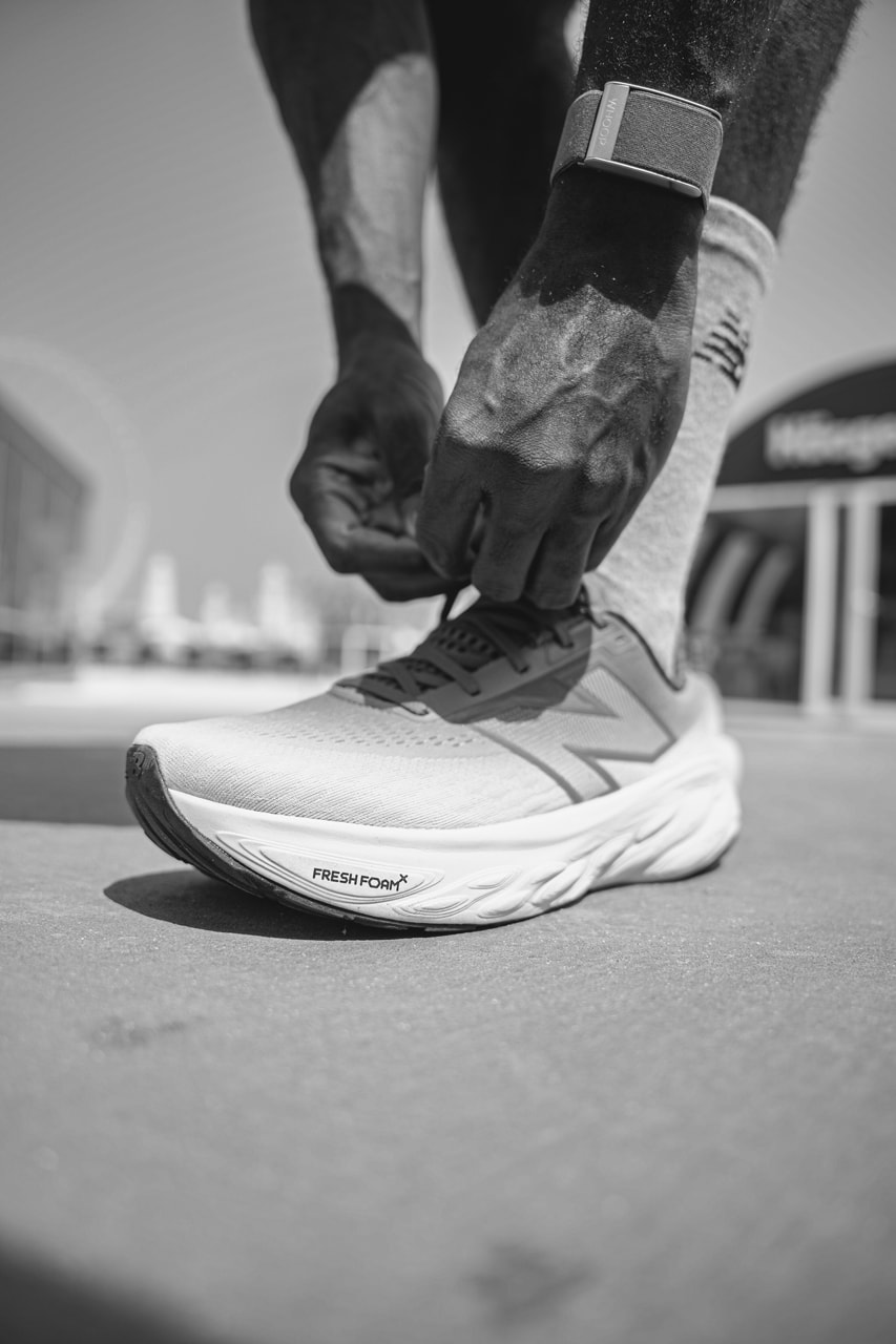 Foot locker new balance grey 5k grey days dubai jumeirah beach running community 1080v14 Fresh Foam Trainer Jumeirah Johns Run Club collection