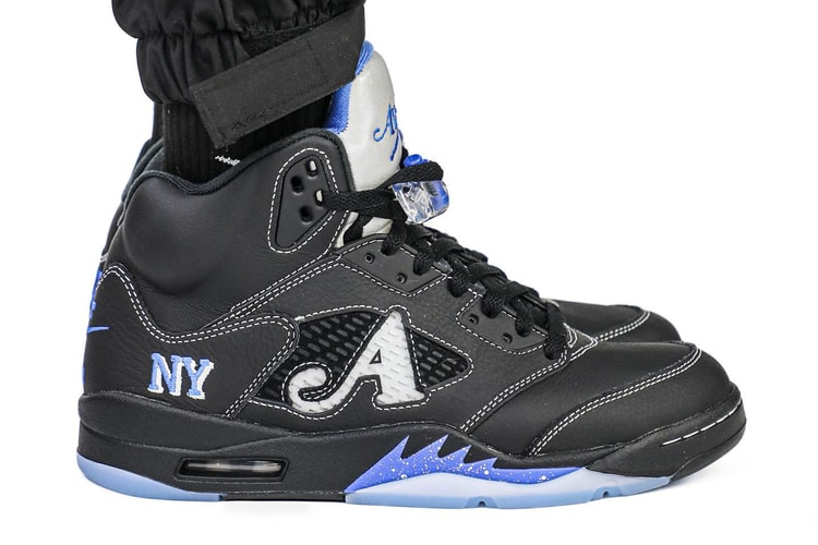 On-Foot Look at the Awake NY x Air Jordan 5