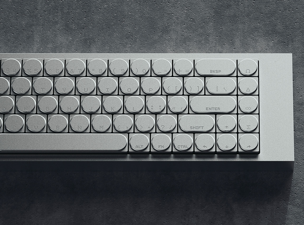 Cleaver Is a Brutalist Keyboard Made From a Block of Aluminum