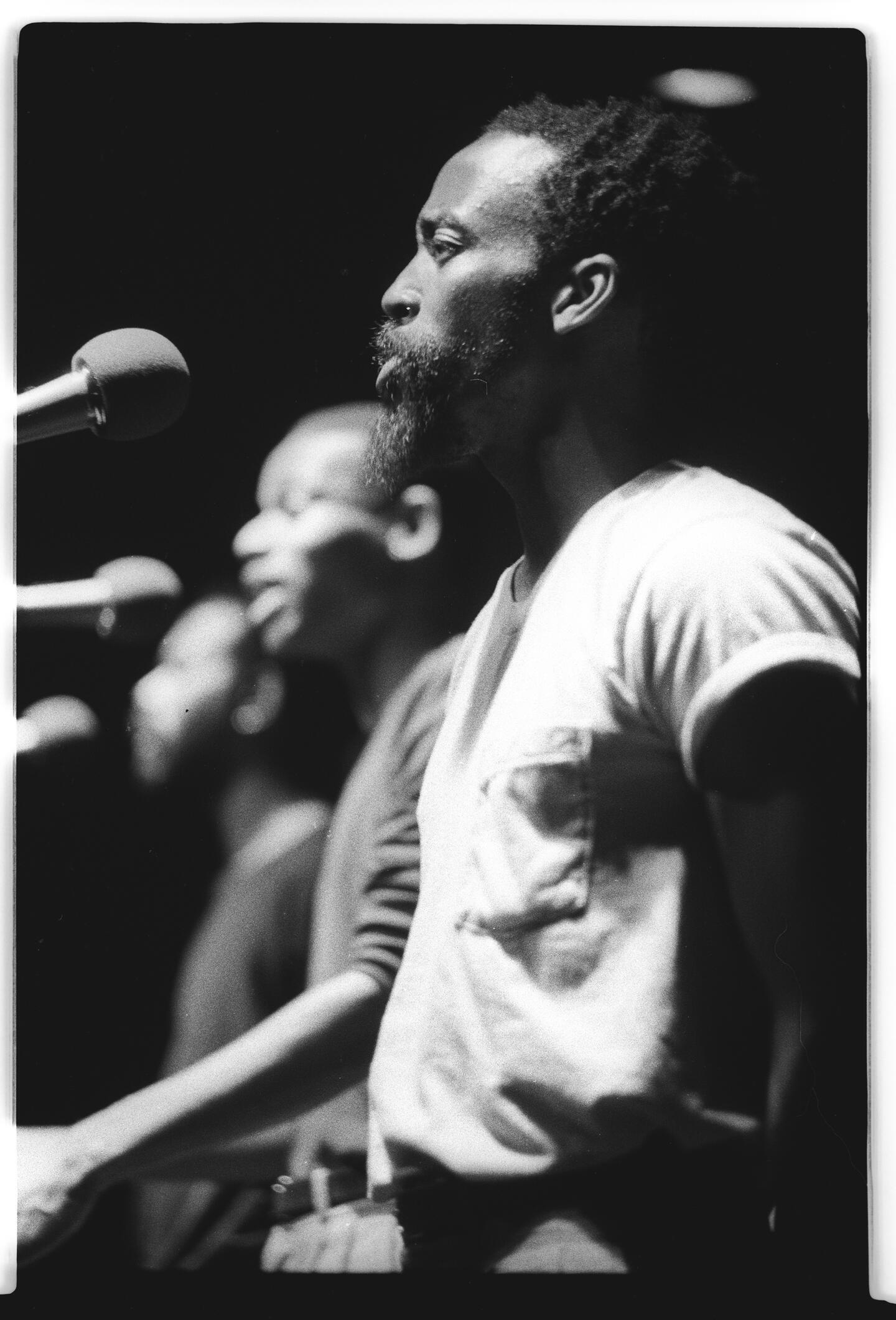 Wayson Jones, Christopher Prince, and Essex Hemphill perform Saturday, May 31, 1986