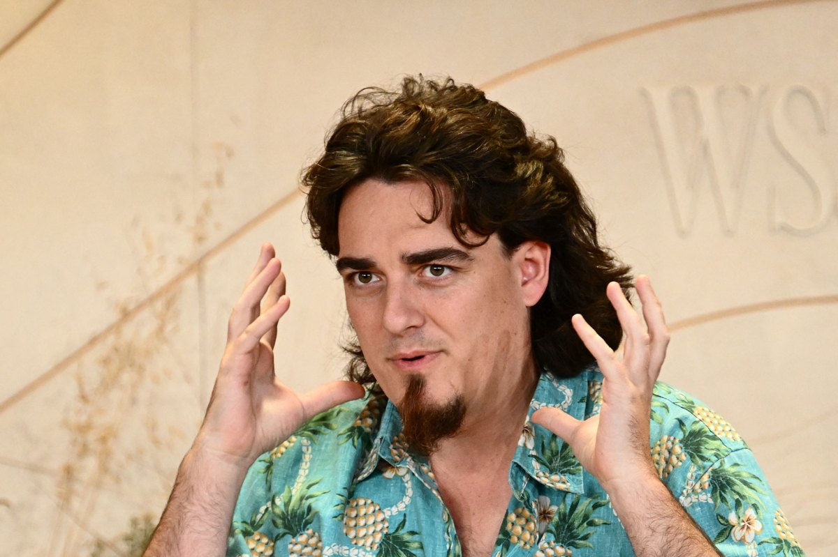 In-a-victory-for-Palmer-Luckey-Meta-and-Anduril-work.jpg Palmer Luckey, founder of Oculus and Anduril Industries, speaks during The Wall Street Journal's WSJ Tech Live conference in Laguna Beach, California on October 16, 2023. (Photo by PATRICK T. FALLON/AFP via Getty Images)