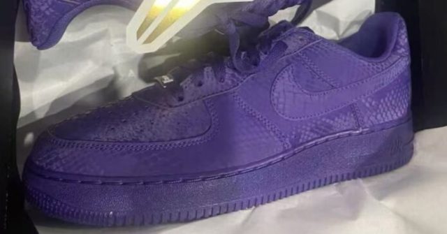 Kobe Bryant x Nike Air Force 1 Purple IB0018-500 Release Date