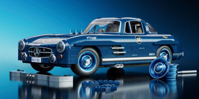 Mattel-Brick-Shop-Mercedes-Benz-300-SL-Set-Info.jpg Mattel Brick Shop Mercedes Benz 300 SL Set Info