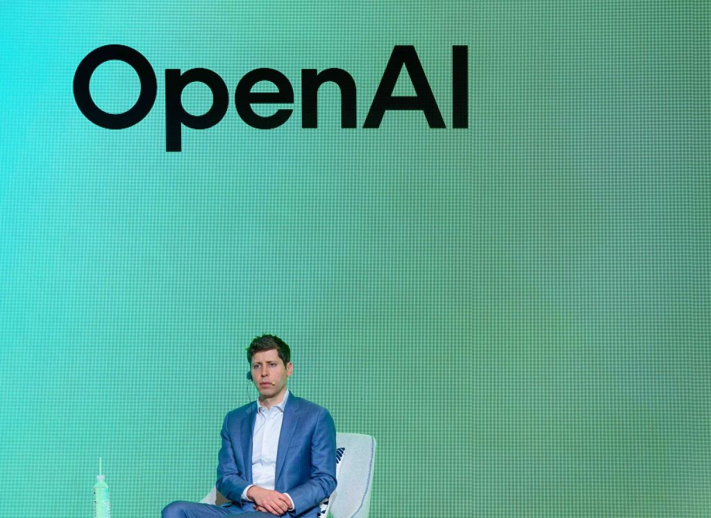 OpenAI-pledges-to-publish-AI-safety-test-results-more-often.jpg Open AI Chief Executive Officer Sam Altman speaks during the Kakao media day in Seoul.