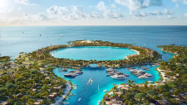 Red-Sea-Global-to-Sell-Luxury-Homes-Alongside-Saudi-Hotels.jpg A render of an island in Saudi Arabia