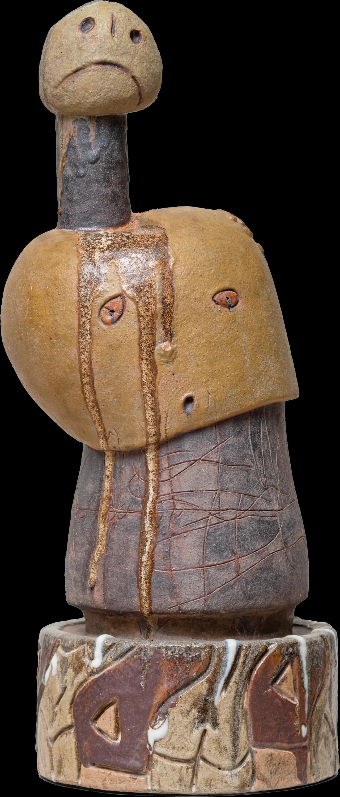 Francisco Brennand, A Mulher do faraó, 1998. Vitrified ceramics, 94 × 45.5 × 14.25 cm. Courtesy: Andrew Edlin Gallery