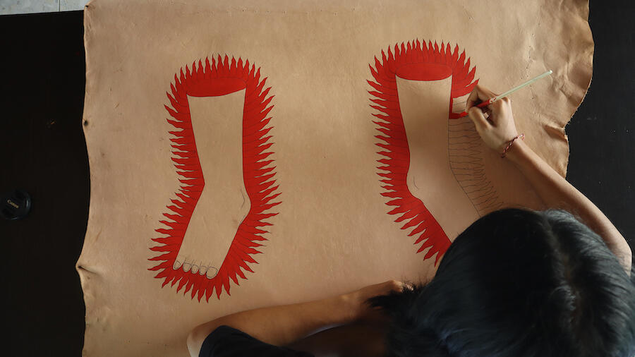 Citra Sasmita’s studio