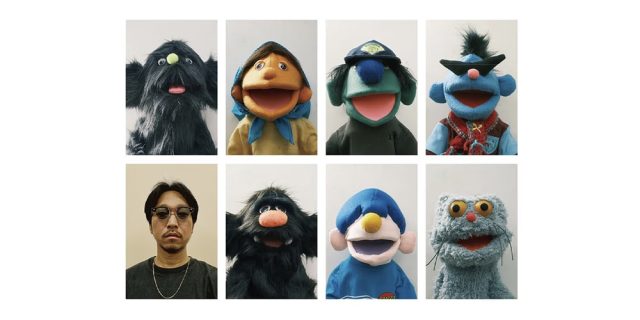 face oka 'THE KIDDING HEADS' Exhibition Tokyo