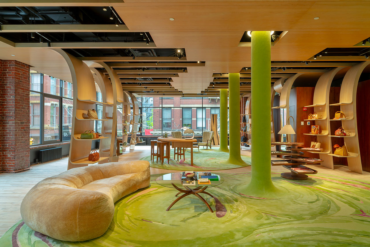 Longchamp's Flagship Returns as a Cultural + Design Landmark