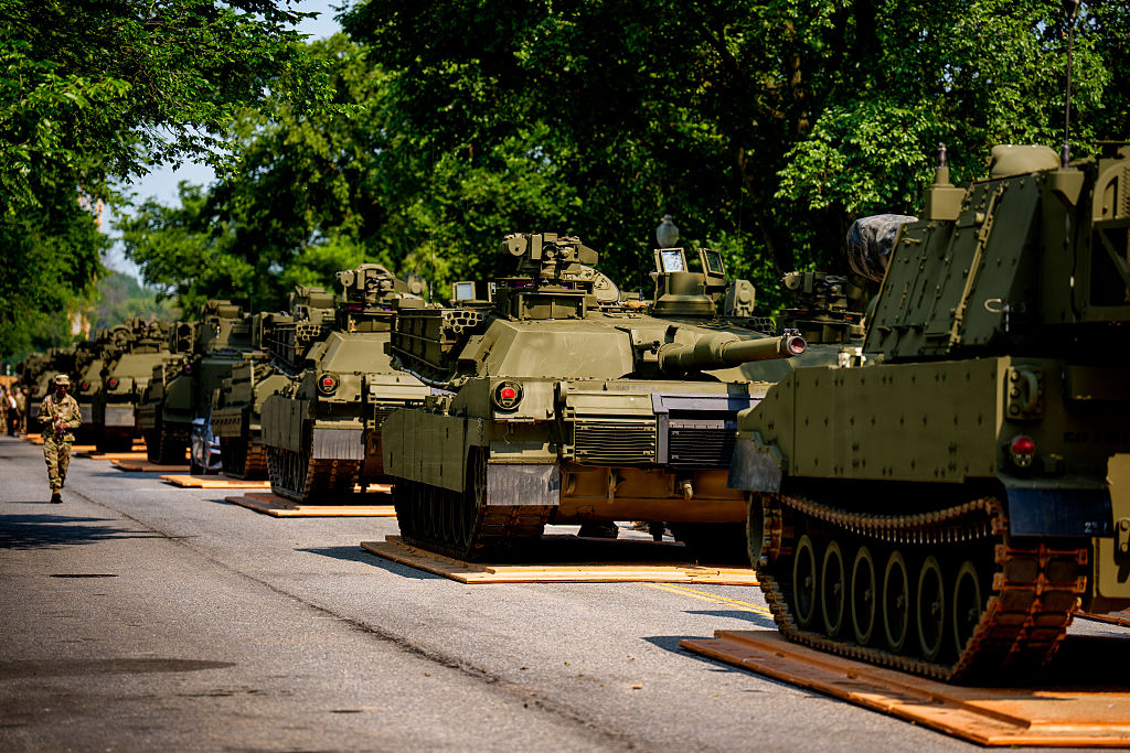 Washington D.C. Prepares To Host Military Parade To Mark Army's 250th Anniversary