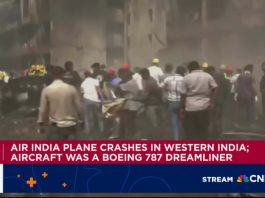 Boeing 787 bound for London with 242 aboard crashes after takeoff in India, casualties reported