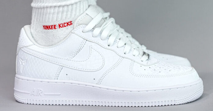 Kobe Bryant x Nike Air Force 1 “White” IB0018-100 Release Date