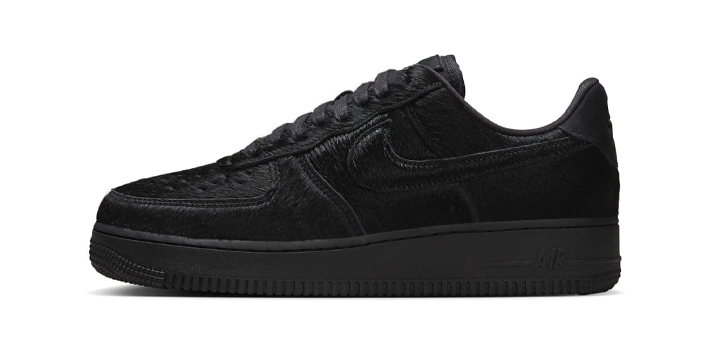 Nike-Air-Force-1-Black-Pony-Hair-Release-Info.jpg Nike Air Force 1 “Black Pony Hair” Release Info
