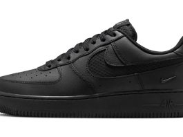 Nike Air Force 1 Low "Triple Black Ripstop" Release Info