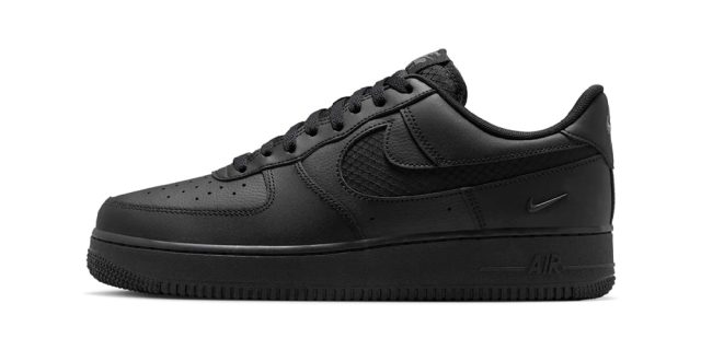 Nike-Air-Force-1-Low-Triple-Black-Ripstop-Release-Info.jpg Nike Air Force 1 Low "Triple Black Ripstop" Release Info
