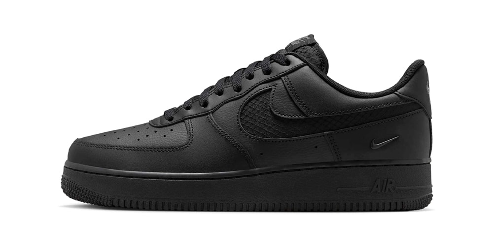 Nike-Air-Force-1-Low-Triple-Black-Ripstop-Release-Info.jpg Nike Air Force 1 Low "Triple Black Ripstop" Release Info