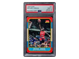 Rare Signed Michael Jordan Rookie Card JOOPITER Auction Info