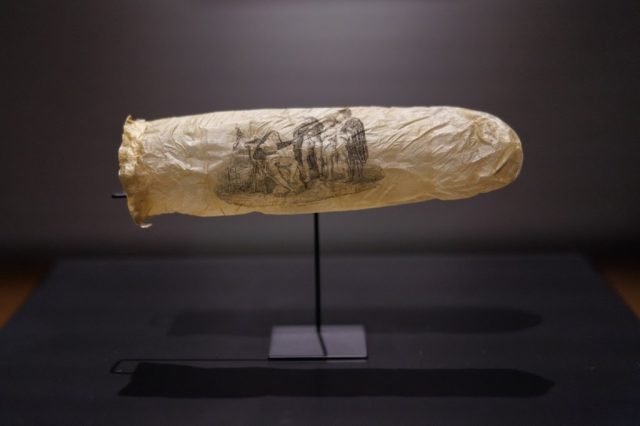 Rijksmuseum Displays 200-Year-Old Condom Featuring Erotic Print