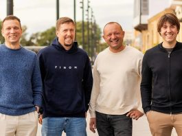 Finom founders: Andrey Petrov, Yakov Novikov, Oleg Laguta, Kos Stiskin.