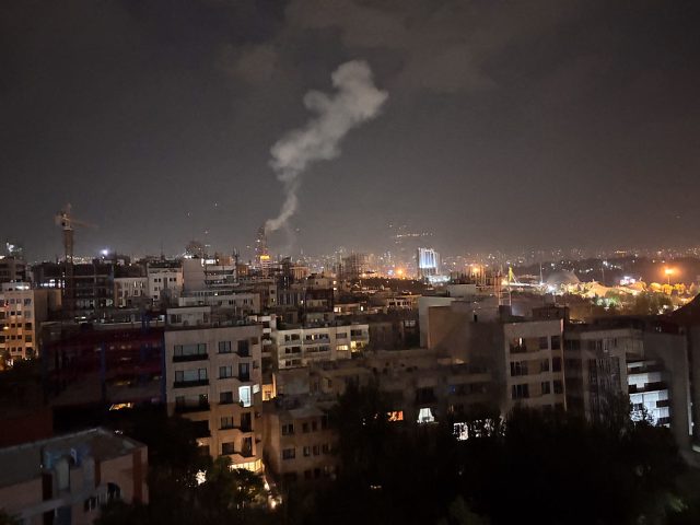 Tehran-Galleries-React-to-Israeli-Missile-Attack.jpg Smoke rises from a location allegedly targeted in Israel's wave of strikes on Tehran, Iran, on early morning of June 13, 2025. (Photo by SAN / Middle East Images via AFP) (Photo by SAN/Middle East Images/AFP via Getty Images)