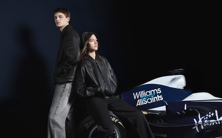 AllSaints revs up F1 fashion with Atlassian Williams Racing collaboration