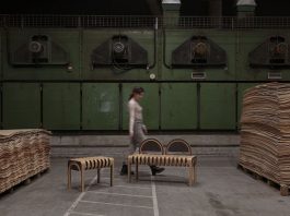 This Curvy Bench Gives Plywood a Whole New Personality