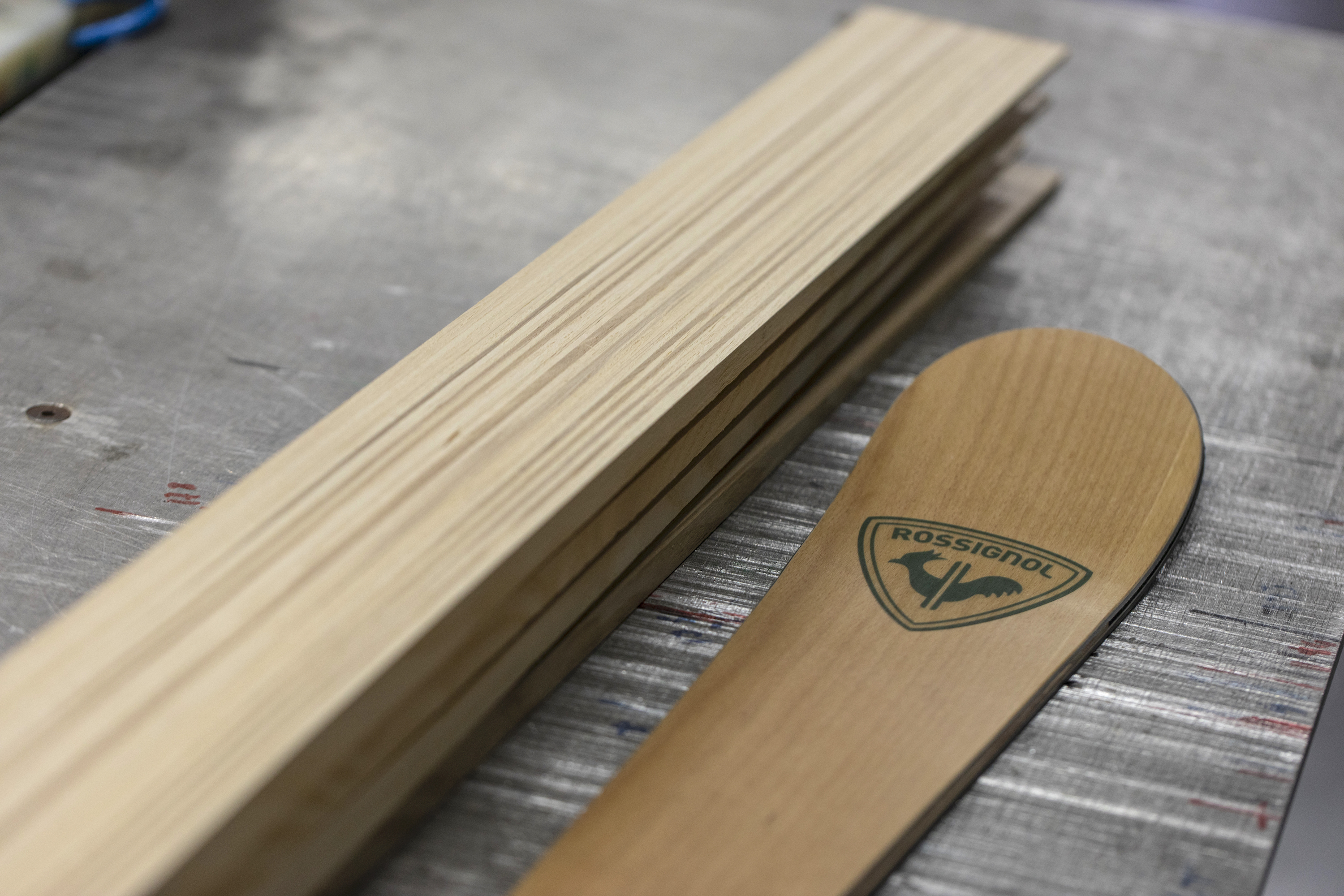 rossignol essential ski wood core construction