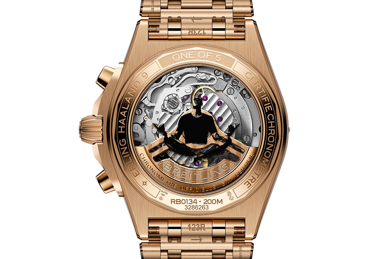 Erling Haaland Breitling Chronomat Limited Edition Collaboration Info Muonionalusta meteorite Breitling Manufacture Caliber 01