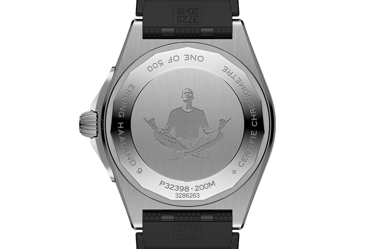 Erling Haaland Breitling Chronomat Limited Edition Collaboration Info Muonionalusta meteorite Breitling Manufacture Caliber 01