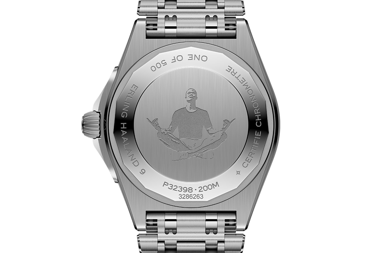 Erling Haaland Breitling Chronomat Limited Edition Collaboration Info Muonionalusta meteorite Breitling Manufacture Caliber 01