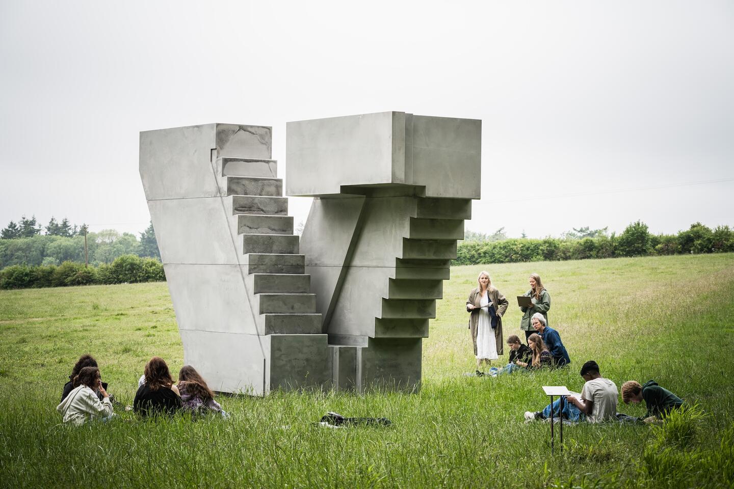 Rachel Whiteread, Down and Up, 2024-25 