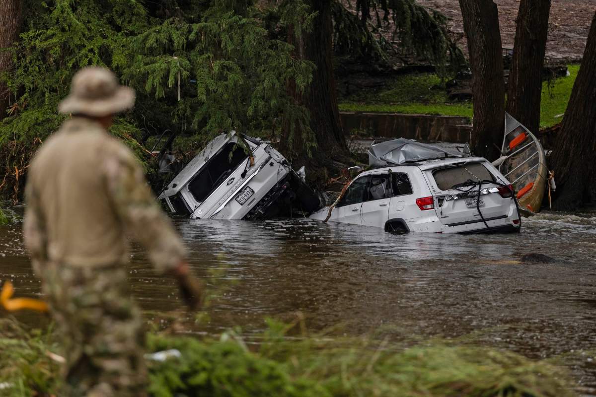 A-cloud-seeding-startup-did-not-cause-the-Texas-floods.jpeg earch and rescue workers search near debris looking for any survivors or remains of people swept up in the flash flooding on July 6, 2025 in Hunt Texas.