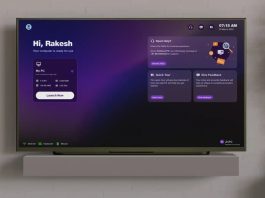 JioPC on a screen/monitor