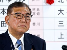 Japan’s ruling coalition appears set to lose majority in upper house amid far-right gains 