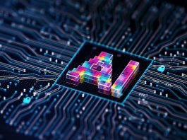 AI Chip technology concept. 3D render Etched, Artificial Intelligence Diffusion Rule