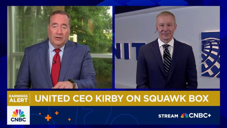 United Airlines CEO Scott Kirby: Seeing an uptick in demand for business travel