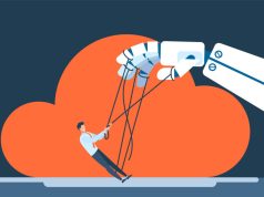 Forget AGI—Sam Altman celebrates ChatGPT finally following em dash formatting rules Illustration of a man wrestling with a robot hand.