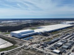 Fewer EVs need fewer batteries: Ford and SK On end their joint venture An aerial view of a battery factory and its surroundings.